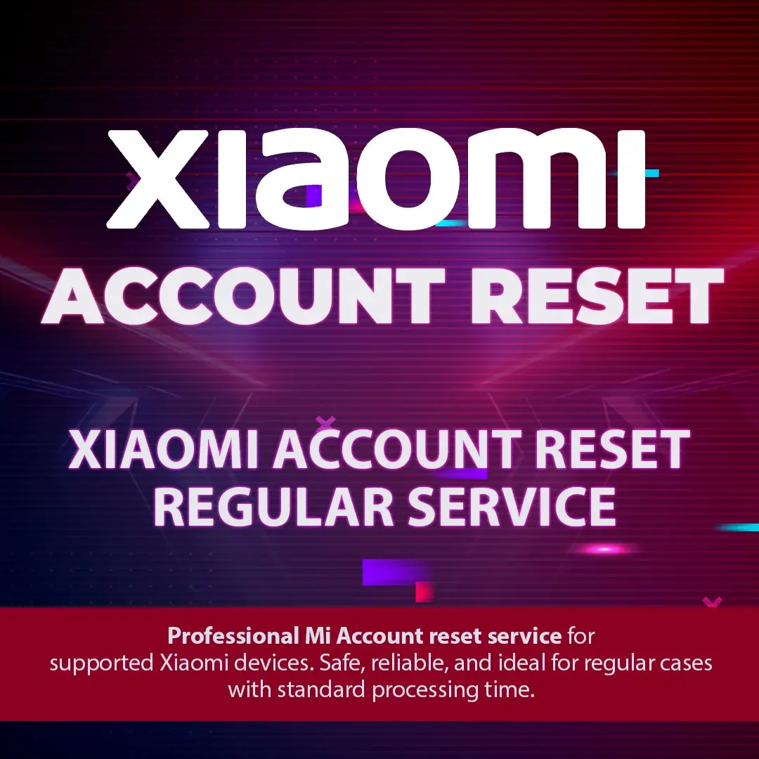 Xiaomi Official Remove Mi Account Only Tunisia Country (Clean Devices Only)