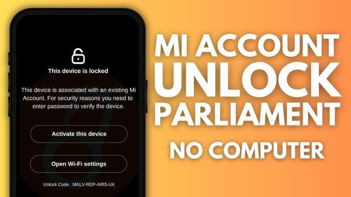 Xiaomi Mi Account Lock Remove (Chile❤️) Clean Only 