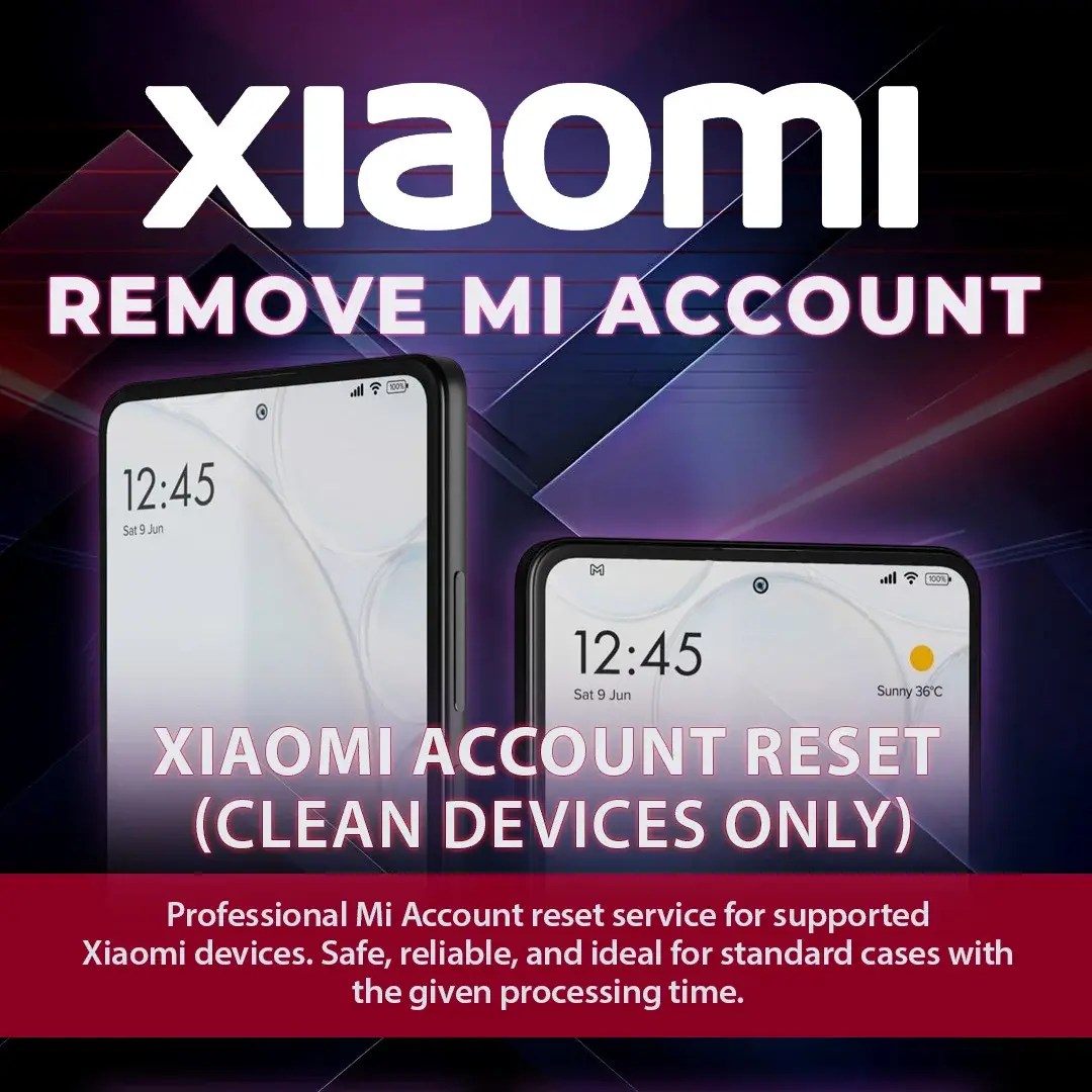 XIAOMI OFFICIAL REMOVE MI ACCOUNT ONLY COLOMBIA COUNTRY (CLEAN DEVICES ONLY)
